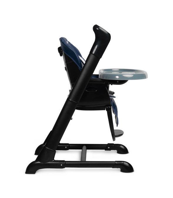 Столче За Хранене + Люлка Шезлонг Indigo Черен Navy Caretero --- BebeMama