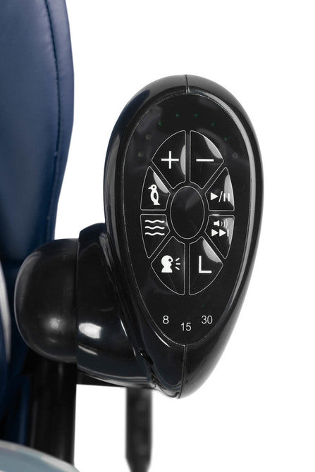 Столче За Хранене + Люлка Шезлонг Indigo Черен Navy Caretero --- BebeMama