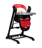 Столче За Хранене + Люлка Шезлонг Indigo Черен Wine Caretero --- BebeMama