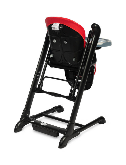 Столче За Хранене + Люлка Шезлонг Indigo Черен Wine Caretero --- BebeMama