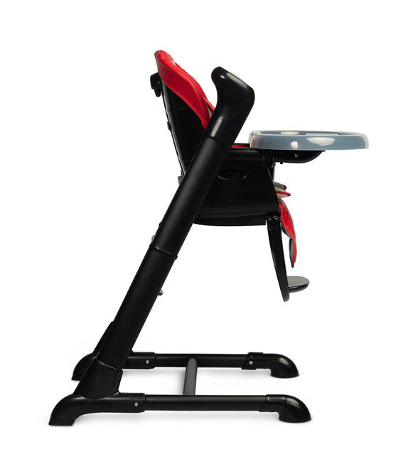 Столче За Хранене + Люлка Шезлонг Indigo Черен Wine Caretero --- BebeMama