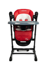 Столче За Хранене + Люлка Шезлонг Indigo Черен Wine Caretero --- BebeMama