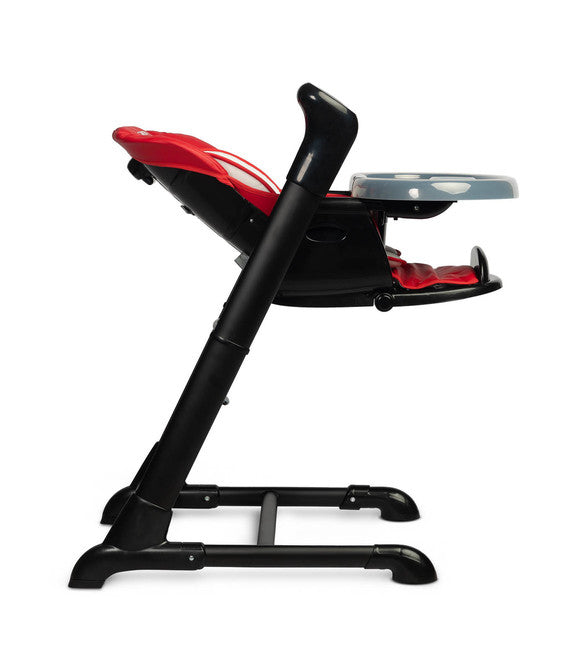 Столче За Хранене + Люлка Шезлонг Indigo Черен Wine Caretero --- BebeMama