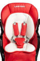 Столче За Хранене + Люлка Шезлонг Indigo Черен Wine Caretero --- BebeMama