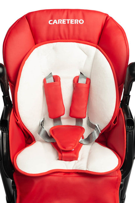 Столче За Хранене + Люлка Шезлонг Indigo Черен Wine Caretero --- BebeMama