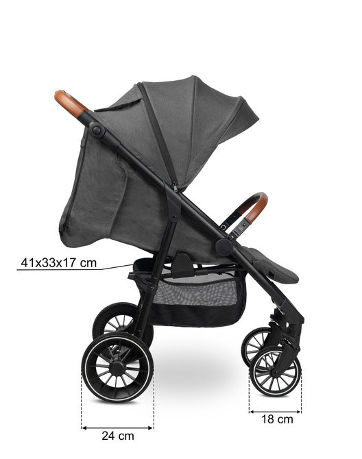 Количка Елма Тъмно Сива Caretero