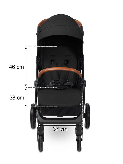 Количка Елма Черна Caretero --- BebeMama