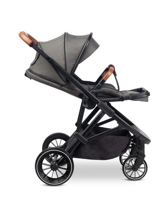 Количка Ratio Тъмно Сива Caretero --- BebeMama