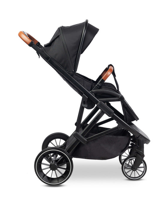 Количка Ratio Черна Caretero --- BebeMama