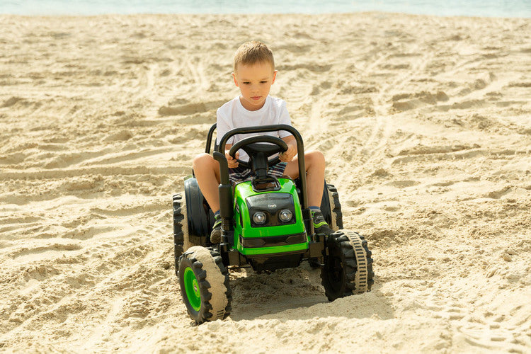 Акумулаторен Трактор Hectоr Blue Caretero Toyz