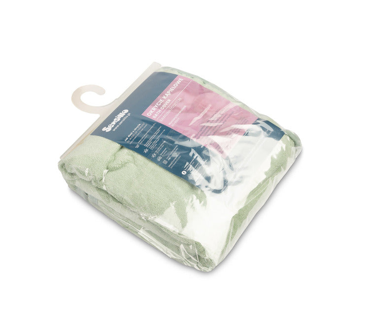 Prosop de baie cu broască 90x90 verde