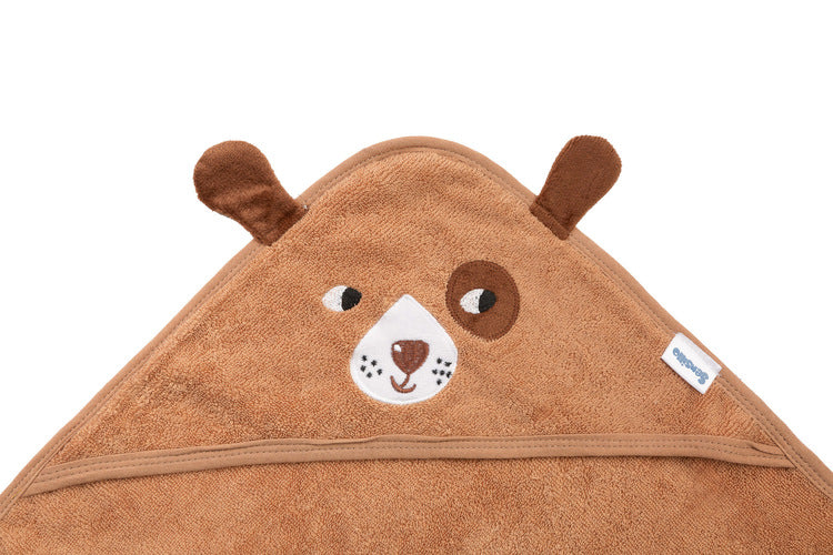 Хавлия За Баня Куче 90Х90 Кафява