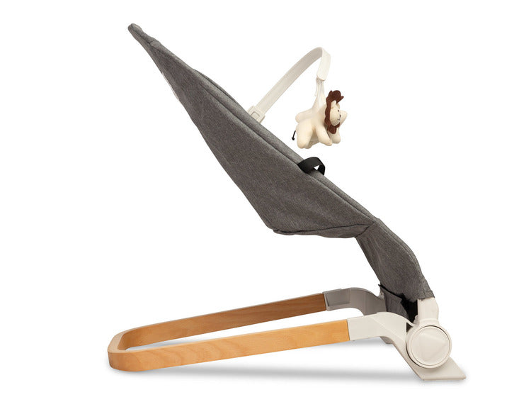 , baldachin gri pin, Caretero Chaise Lounge