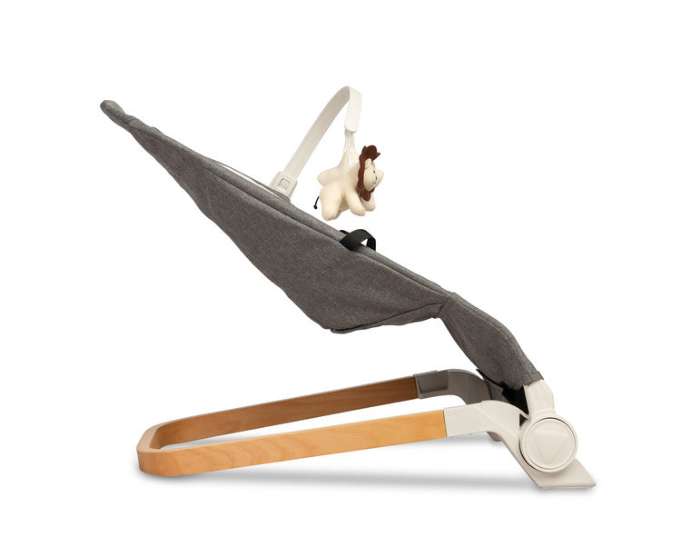 , baldachin gri pin, Caretero Chaise Lounge