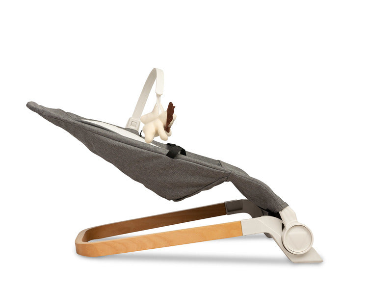 , baldachin gri pin, Caretero Chaise Lounge