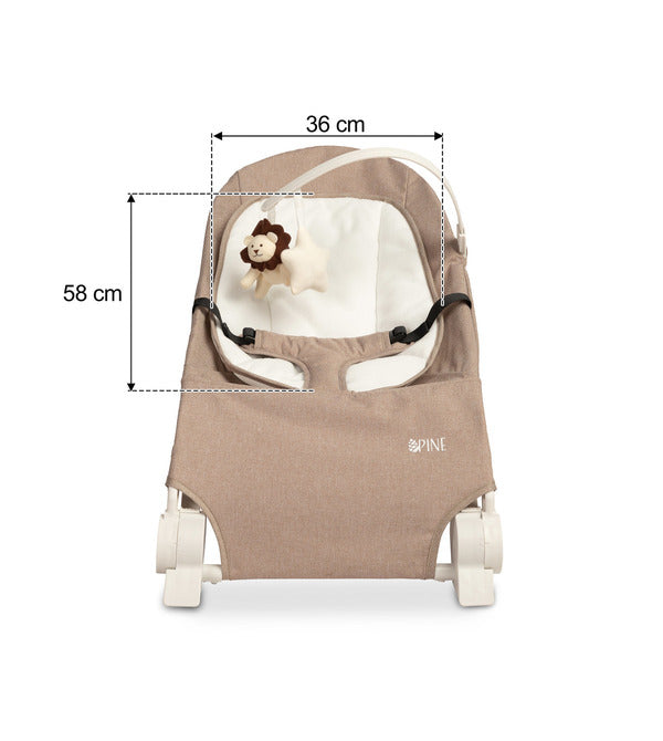 Шезлонг Bouncer Pine Brown Caretero