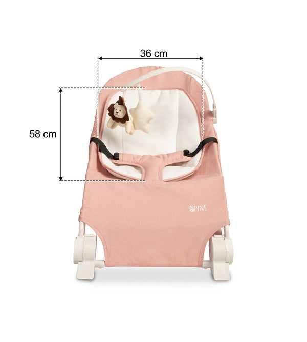 Шезлонг Bouncer Pine Pink Caretero
