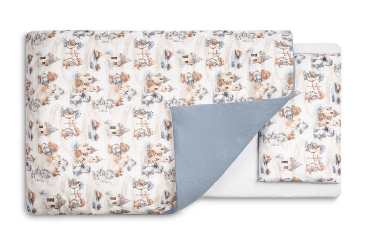 Set de lenjerie de pat 2 piese Dragoni 100X135 cm