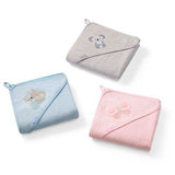 Бамбукова Хавлия С Качулка Розова 100Х100 Babyono