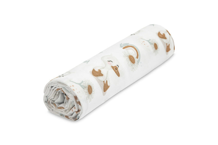 Scutec de muselină Rățușcă 120X120 cm