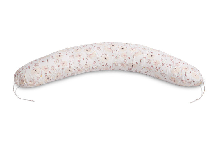Pernă de maternitate XL cu maci pastelați