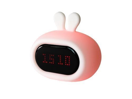 Силиконова Нощна Лампа И Будилник Заек Gio-135