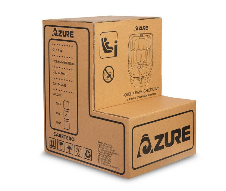 Стол За Кола Azure I-Size 0-36Кг Mint Caretero