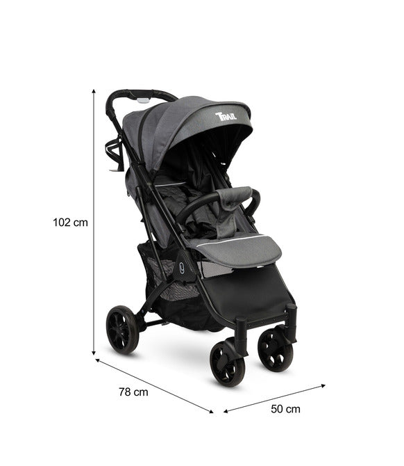 Cărucior Trail Graphite