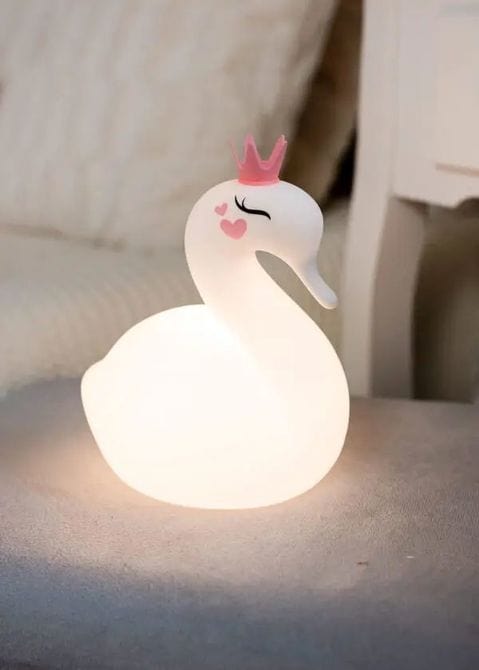 Lampă de noapte din silicon Swan Princess Gio-120