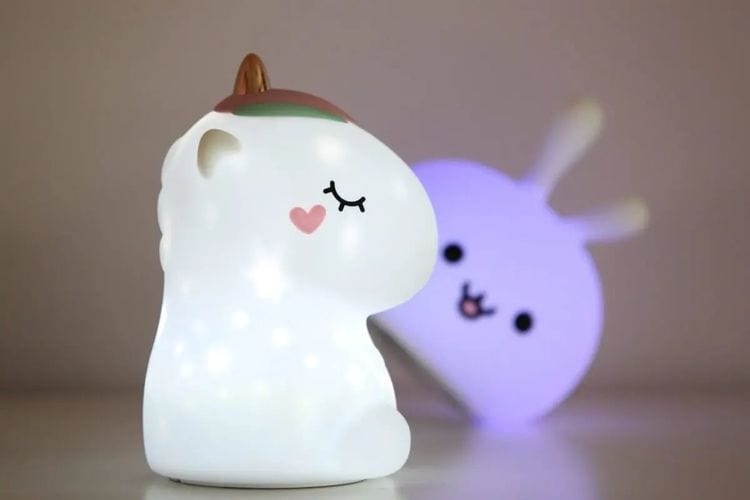 Нощна Лампа Силиконов Еднорог Gio-142