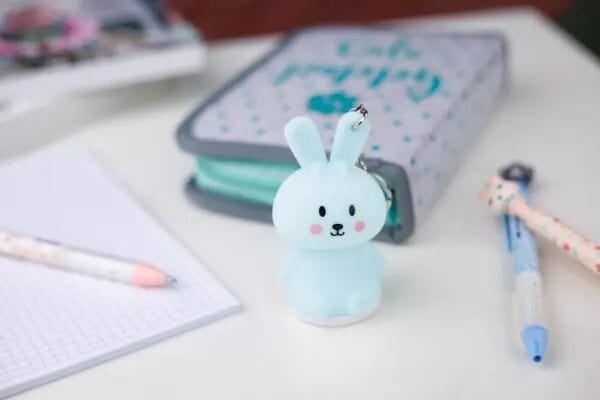 Силиконова Лампа С Ключодържател Блестящ Заек Gio-152