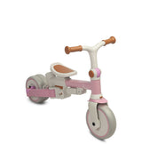 Tricicletă și bicicletă de echilibru 2 în 1 Faro roz Caretero Toyz