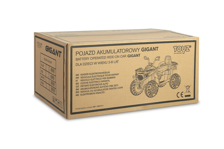 Акумулаторен Автомобил Quad Gigant Зелен Caretero Toyz