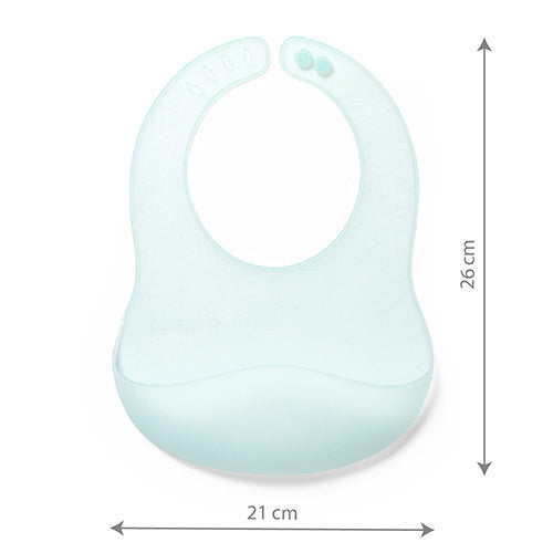 Suzetă ultra subțire din silicon, albastru deschis, Babyono