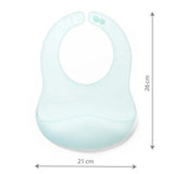 Ултра Тънък Силиконов Лигравник Светло Син Babyono