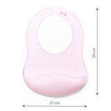 Suzetă ultra subțire din silicon roz Babyono