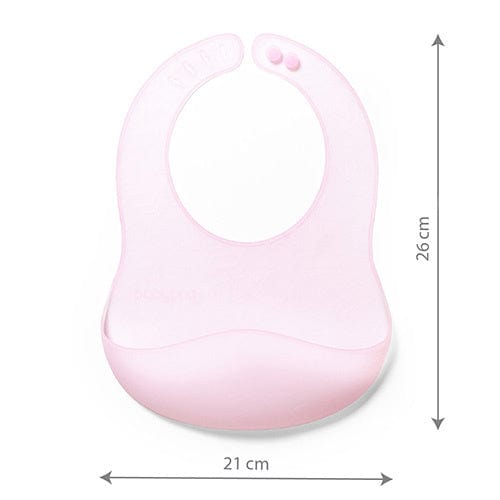 Suzetă ultra subțire din silicon roz Babyono