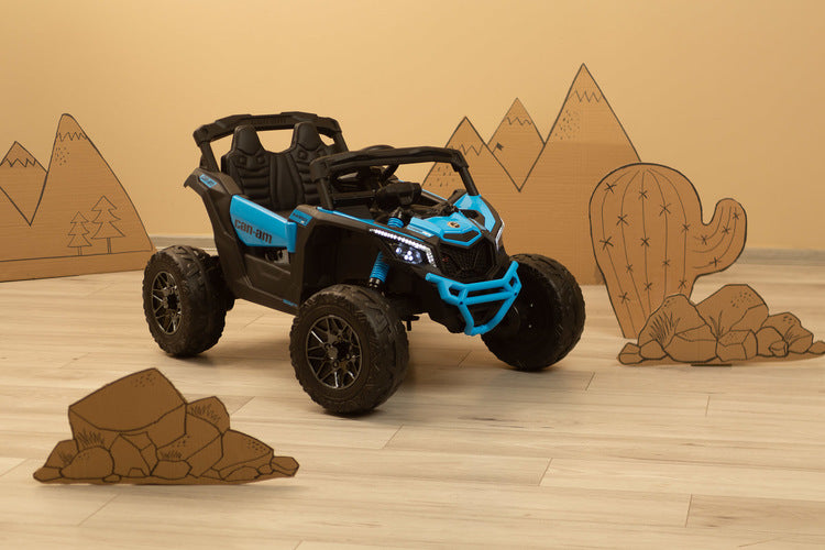 ATV/Buggy Jeep Maverick Blue Caretero cu baterie