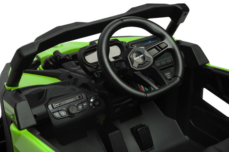 ATV/Buggy Jeep Maverick Green Caretero cu baterie
