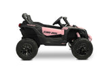 Atv/Buggy Jeep Maverick roz deschis cu baterie Caretero Toyz