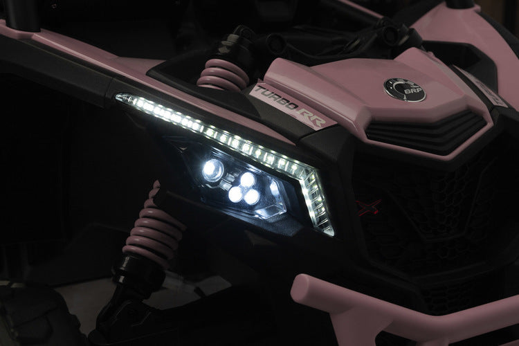 Atv/Buggy Jeep Maverick roz deschis cu baterie Caretero Toyz