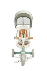 Tricicletă și bicicletă de echilibru 2 în 1 Faro Green Caretero Toyz