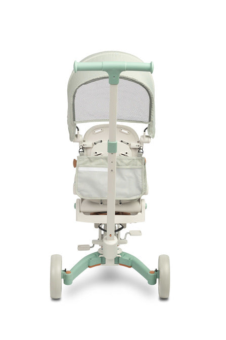 Tricicletă și bicicletă de echilibru 2 în 1 Faro Green Caretero Toyz