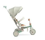 Tricicletă și bicicletă de echilibru 2 în 1 Faro Green Caretero Toyz