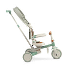 Tricicletă și bicicletă de echilibru 2 în 1 Faro Green Caretero Toyz