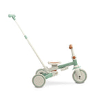 Tricicletă și bicicletă de echilibru 2 în 1 Faro Green Caretero Toyz