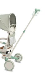 Tricicletă și bicicletă de echilibru 2 în 1 Faro Green Caretero Toyz