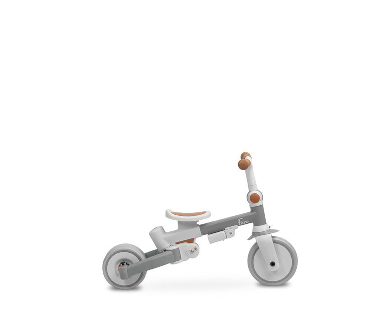 Tricicletă și bicicletă de echilibru 2 în 1 Faro Gri Caretero Toyz