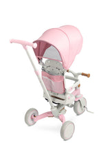 Tricicletă și bicicletă de echilibru 2 în 1 Faro roz Caretero Toyz