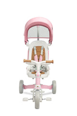 Tricicletă și bicicletă de echilibru 2 în 1 Faro roz Caretero Toyz